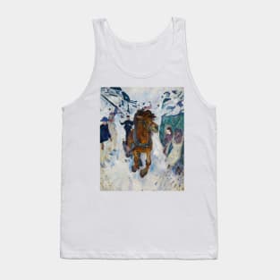 Galloping Horse by Edvard Munch Tank Top